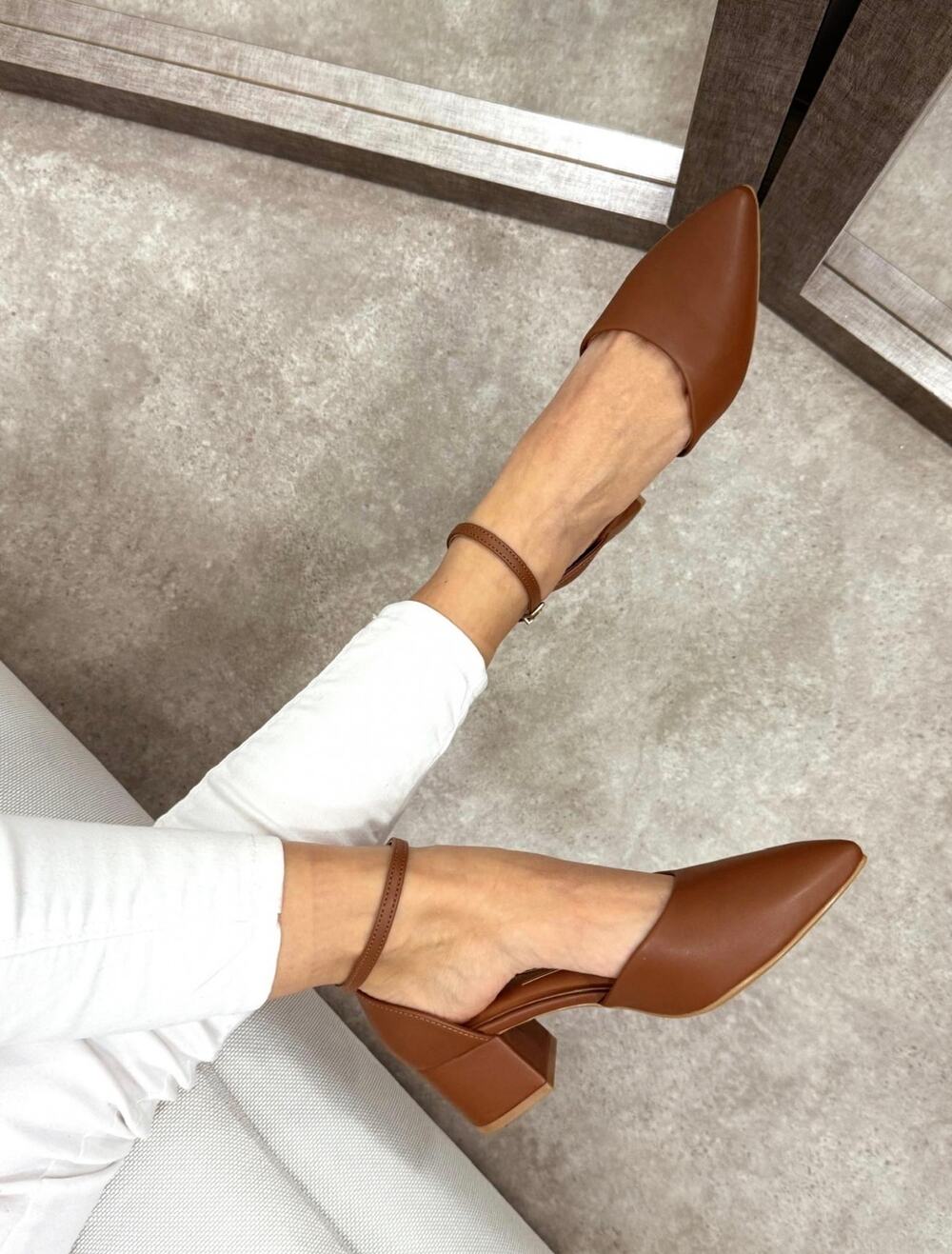 Patina Portland Leather D’Orsay Pumps | Women’s Sz 7 | New Without Box